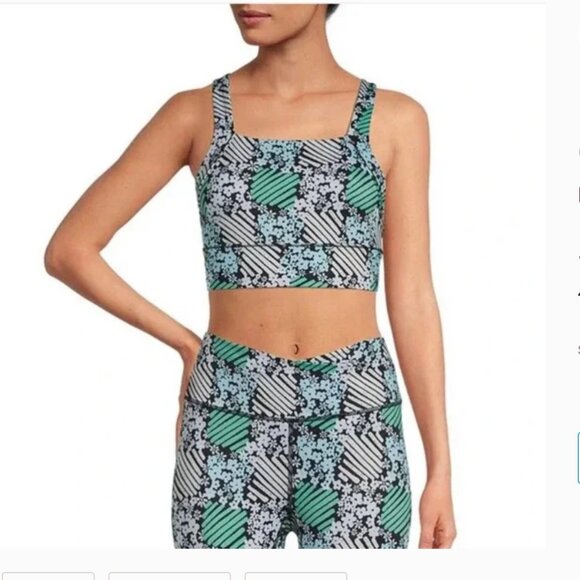 Free People Movement Your Corner Lose Control Printed Bra and Leggings Set Small - Picture 2 of 14